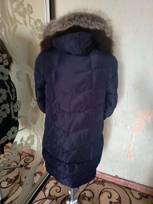 Пуховик с чернобуркой