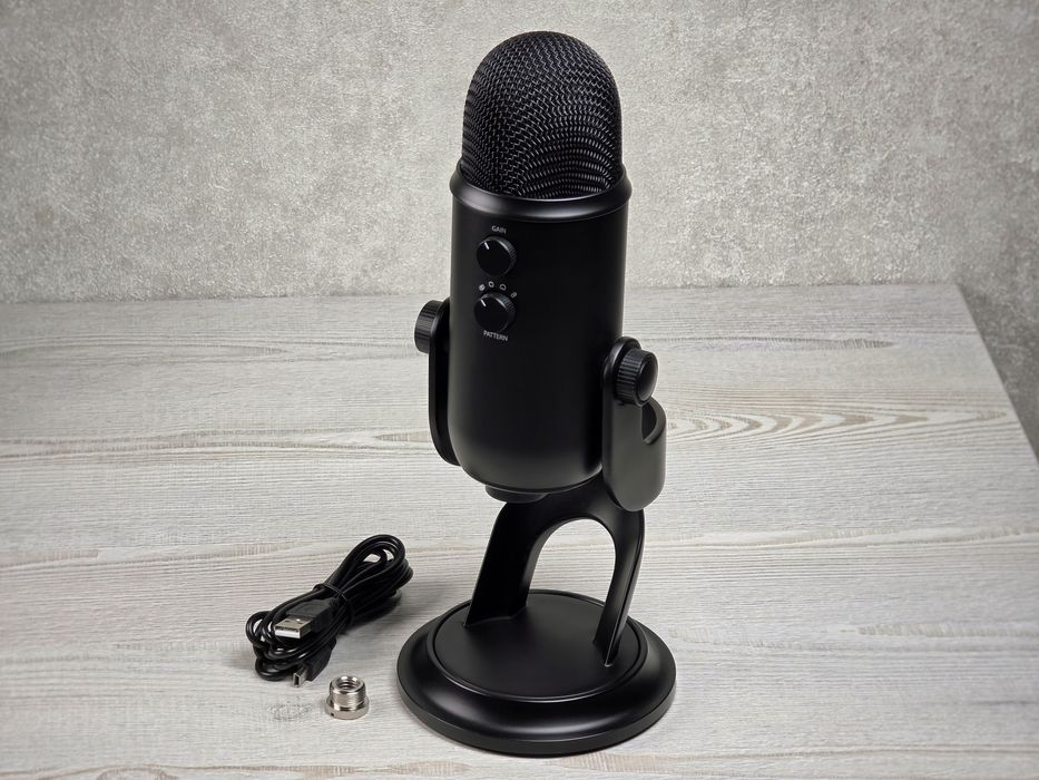 Мікрофон студійний для ПК Blue Microphones Yeti Blackout • ОРИГІНАЛ!