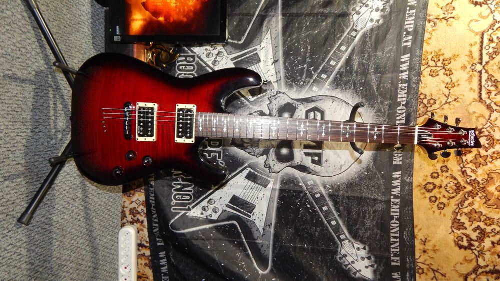 Schecter Demon-6,`17, Indonesia. Stainless Steel Frets.
