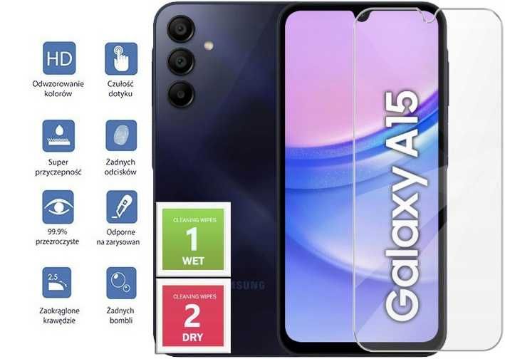 3x Szkło Hartowane do Samsung Galaxy A15 4G / A15 5G