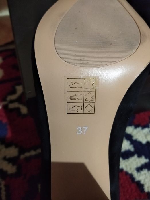 Туфлі жіночі натуральна замша 37 розмір