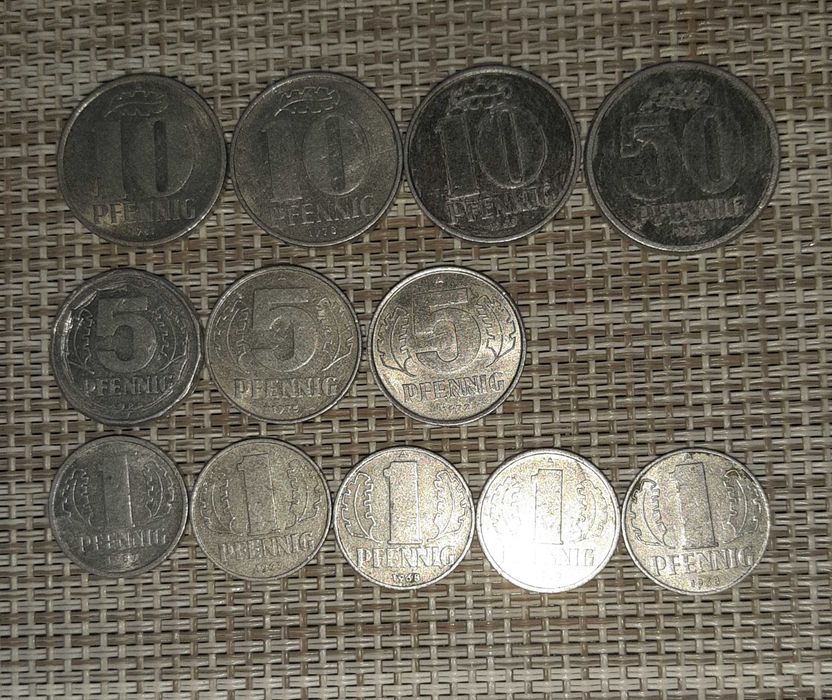 Монеты немецкие ГДР