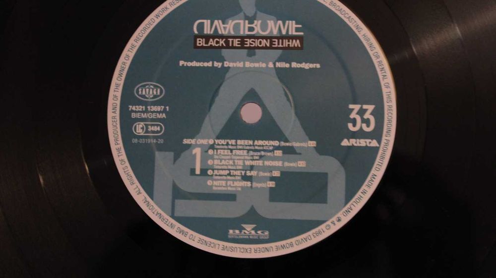 David Bowie – Black Tie White Noise - Edição 1993