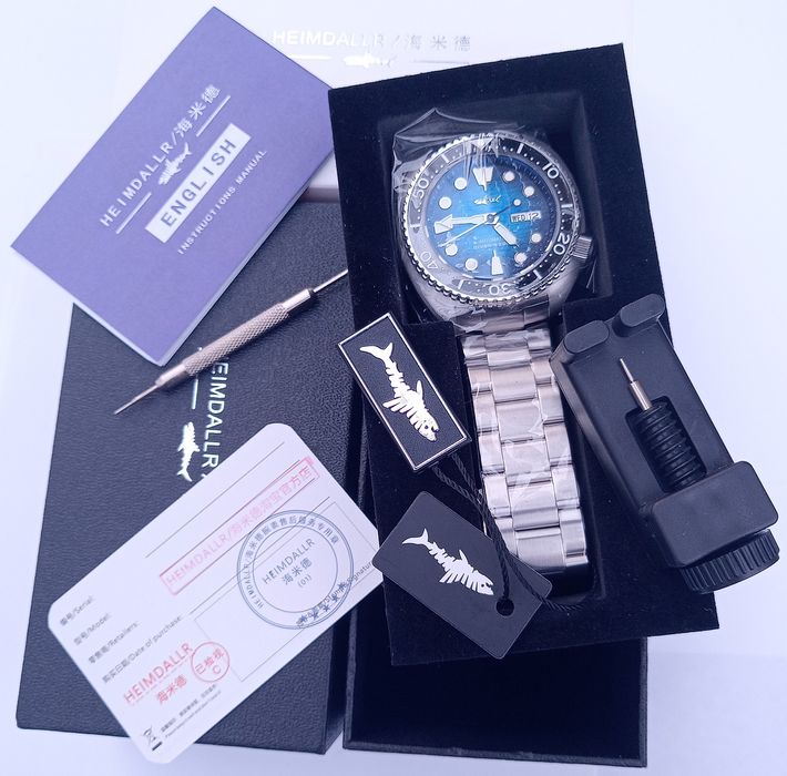Годинник Heimdallr Sharkey STEELDIVE SD1970 Капітан Willard Seiko NH36
