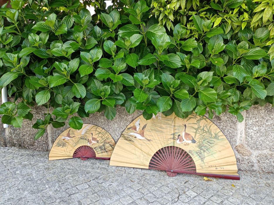 Leques decoração parede