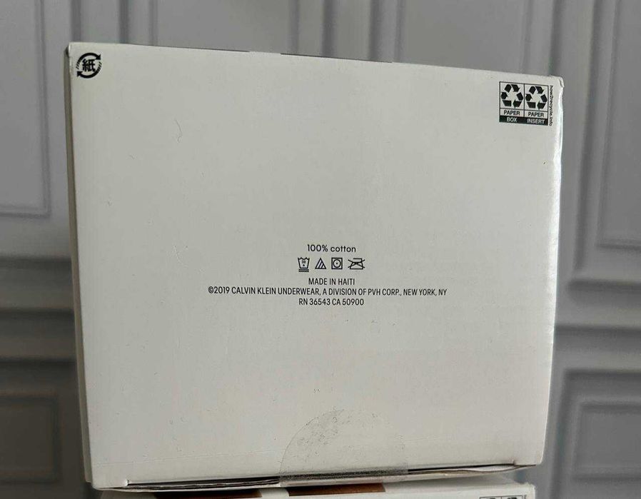 Подарунковий набір базові чорні футболки Calvin Klein 5штук