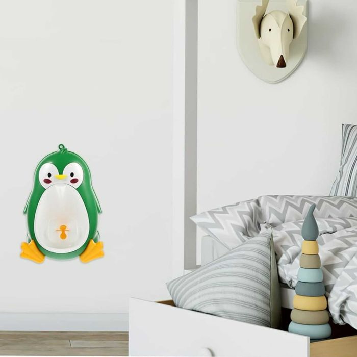 PISUAR Nocnik Dla Dzieci Chłopca Na Ścianę PINGWINEK TOALETA