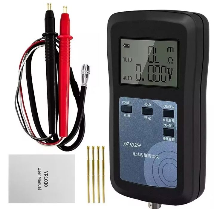 Тестер YR1035+ для заміру внутрішнього опору акумуляторів