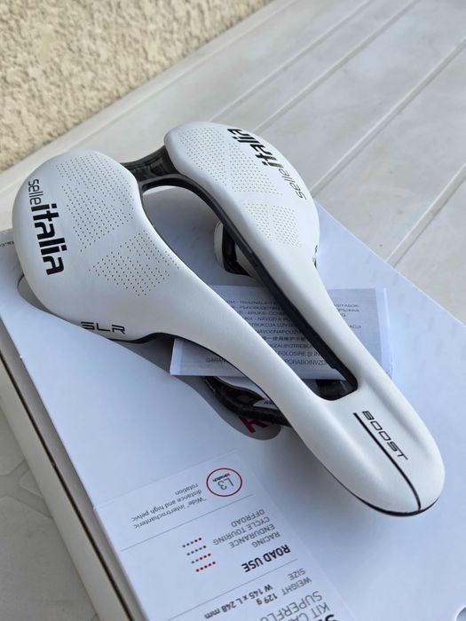 Selle Italia SLR Boost Kit Carbonio Superflow White