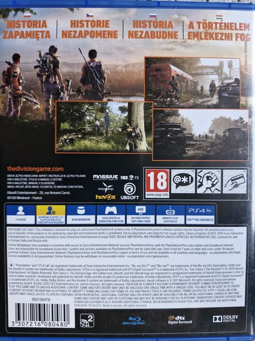The Division 2 gra na konsolę PS4