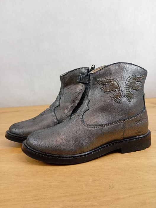 Pom D'Api, botki, skóra naturalna, rozmiar 28