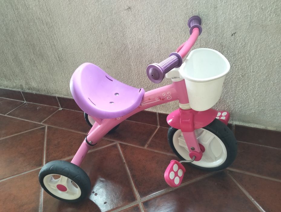 Triciclo para menina u go rosa