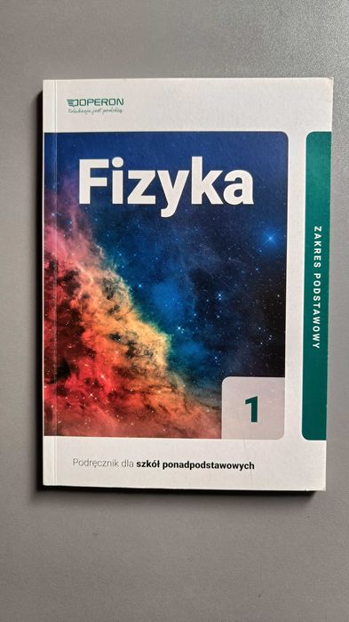 Podręcznik do fizyki Operon 1 liceum/technikum