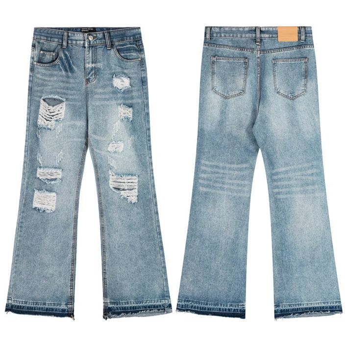 ERD flared jeans blue colour L size