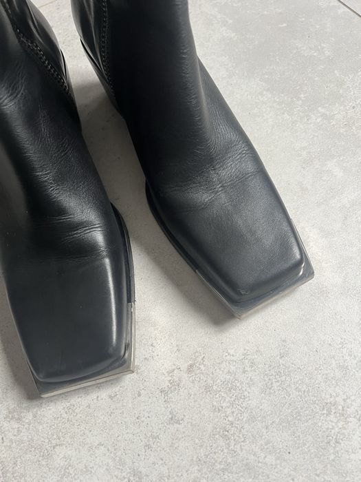 Шкіряні ботінки mango