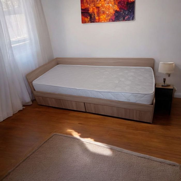 Односпальная кровать 80*190. Цена 3080 гр без ящиков, 4450 гр с ящикам