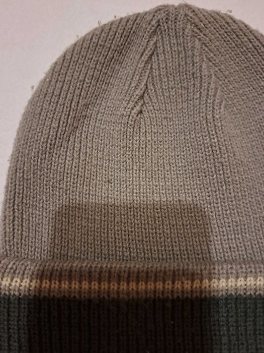 Czapka jesienno zimowa zielona khaki