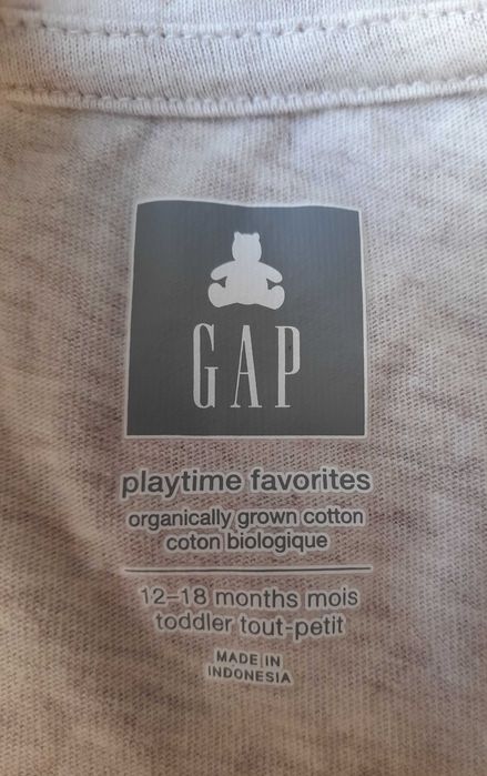 Zestaw 3 t-shirtów h&m gap 68 74