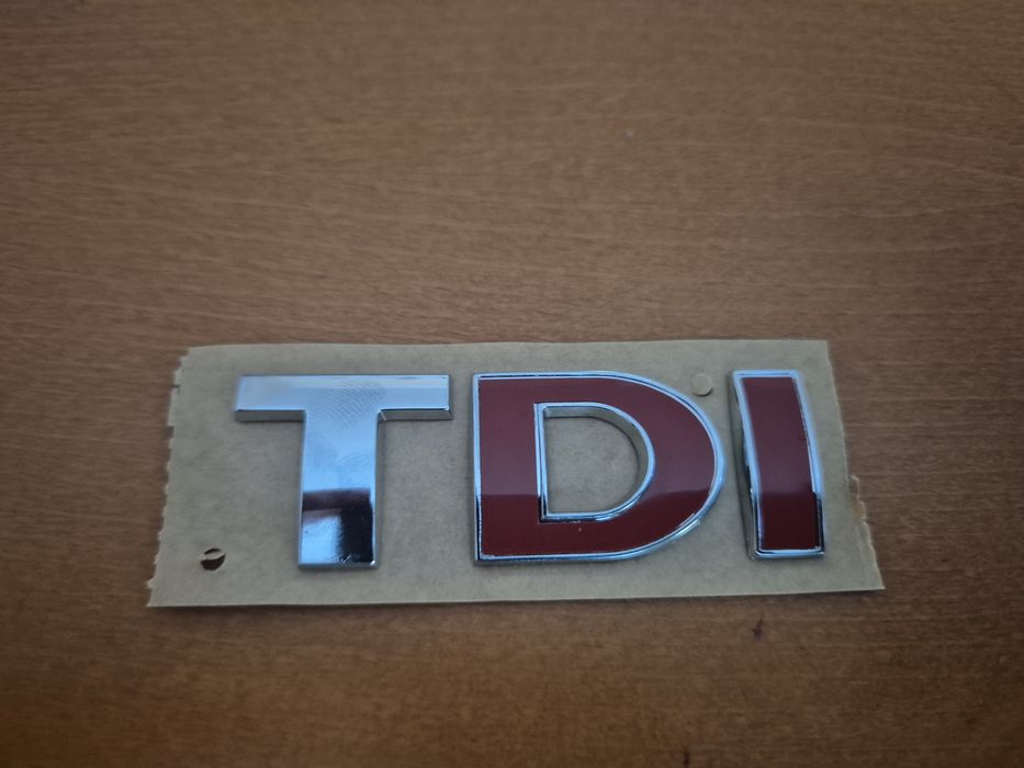 oryginalny emblemat napis tdi vw 75x25 mm nowy oem