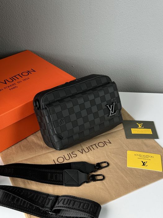 РОЗПРОДАЖ мужская сумка Louis Vuitton чоловіча сумка барсетка месенджер клатч через плече кросбоді