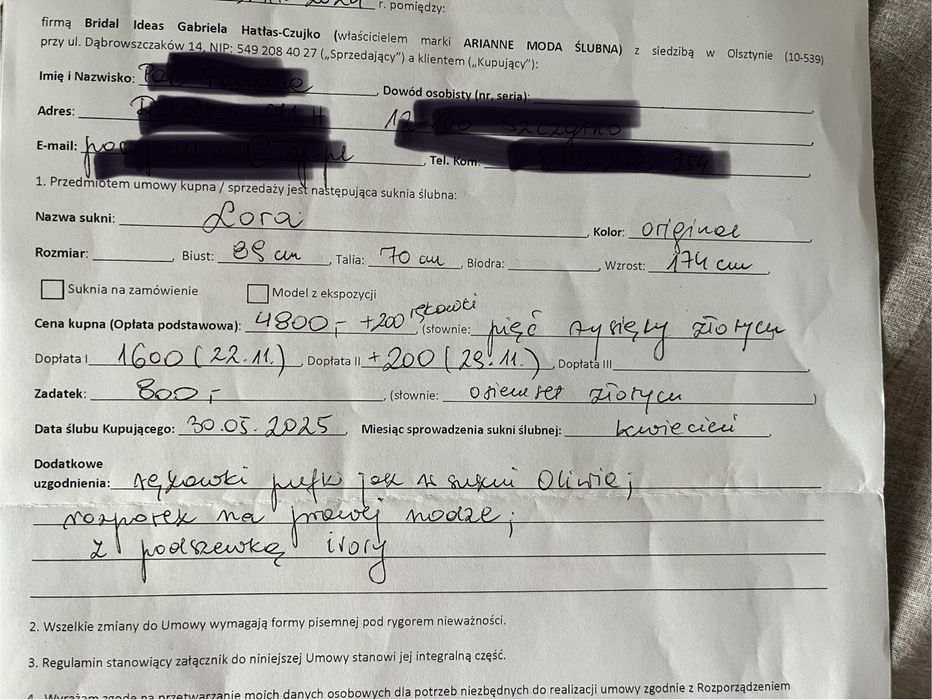 Suknia ślubna literka A kwiaty 3D 2025