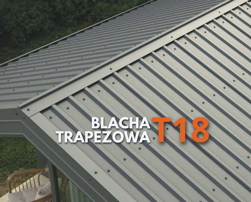 Blacha Dachowa Trapezowa, Dach, Trapez T18 T35 T55 Gat 1, Alucynk Filc