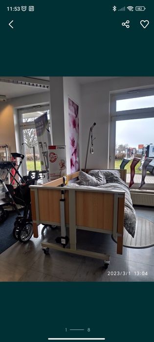 Łóżko rehabilitacyjne elektryczne ortopedyczne transport montaż GRATIS