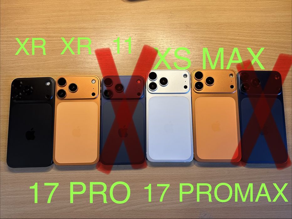 Корпус на Iphone XR и Xs Max в виде 17 PRO