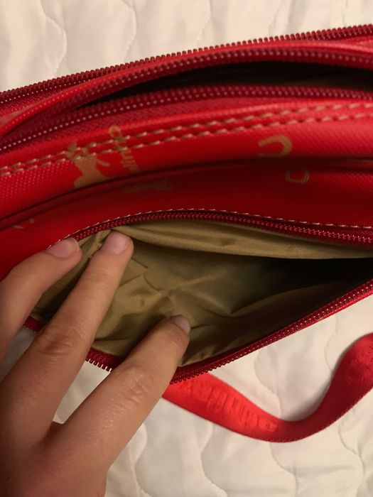 mala / bolsa tiracolo da cavalinho vermelha