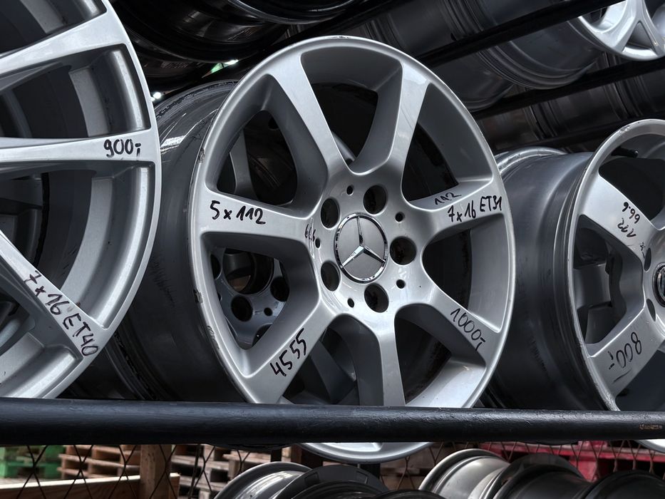 Felgi aluminiowe używane komplet RONAL 7.0x16" 5x112 ET31 66.6 FU14555