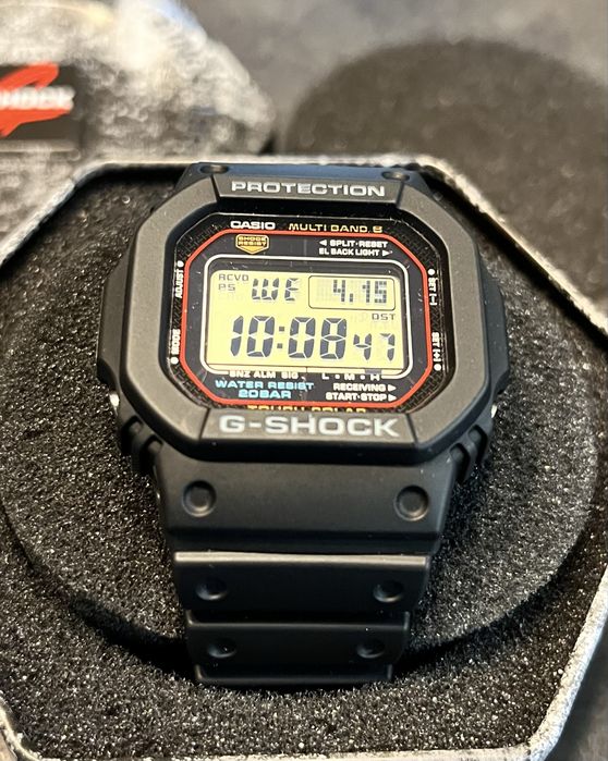 Zegarek Casio G-Shock GW-M5610-1ER (3159) - Tough Solar Multiband 6 - komplet (pudełko + puszka + instrukcja)