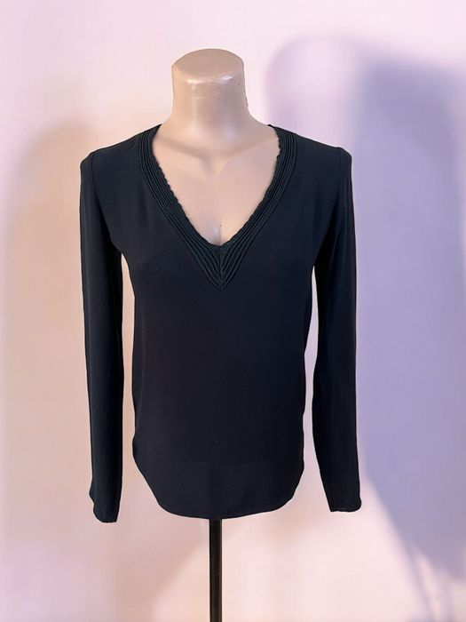 Massimo Dutti roz. S damska bluzka z długimi rękawami