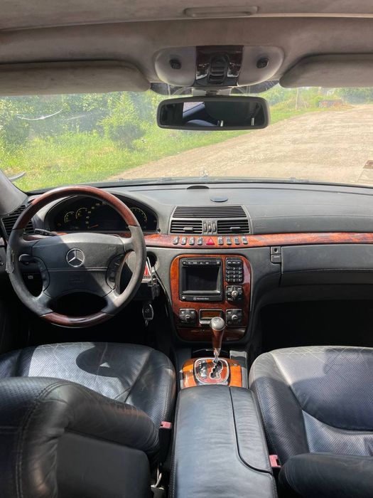 Торпеда панель шкіряна  mercedes w 220  кожана панель