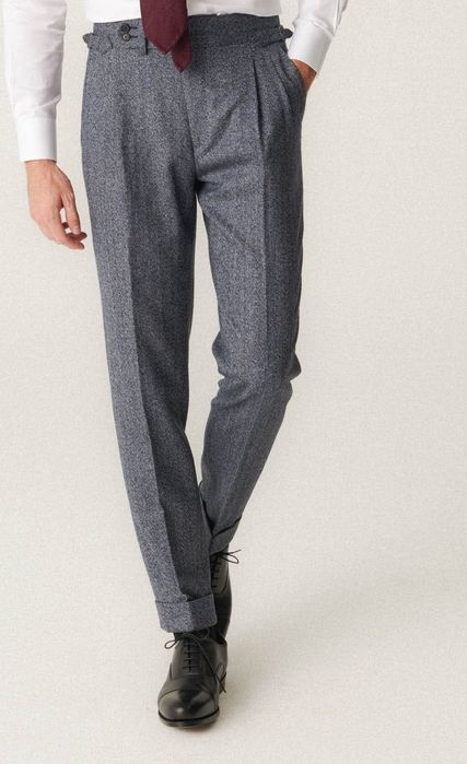 Garnitur flanelowy  w jodłę 48