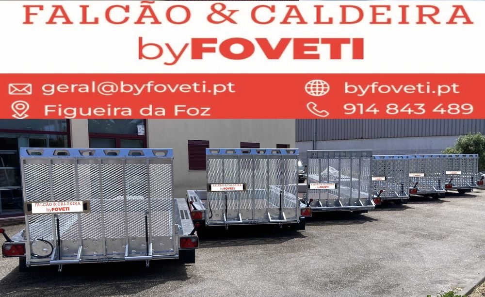 Atrelado para Máquina Giratória - Reboque para Máquina Bobcat - Traillers para escavadora
