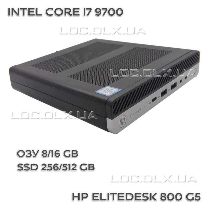 HP EliteDesk 800 G5 i7-9700 65W 8/256 GB DisplayPort DP-HDMI WiFi+BT #3632