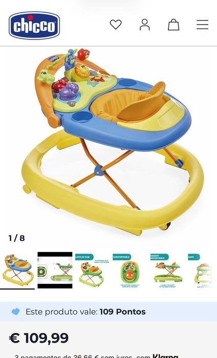 Andarilho Chicco Walky Talky
