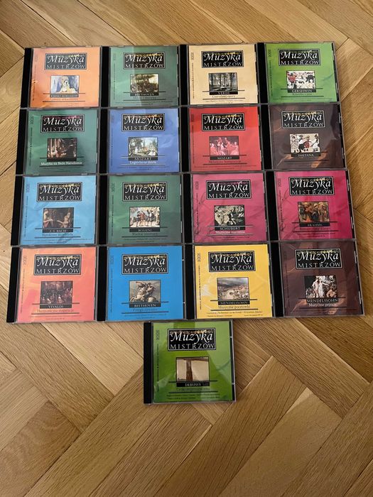 Muzyka Mistrzów 17 CD Bethoven Vivaldi Brahms