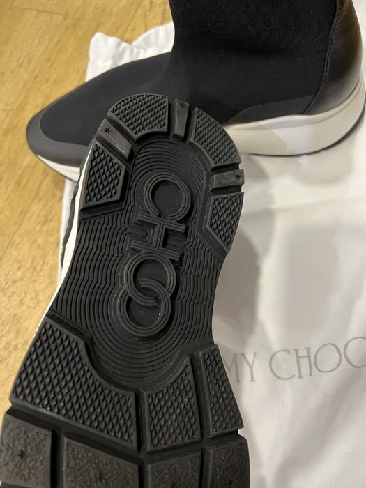 Ténis cano alto Raine Sock Jimmy Choo T.43