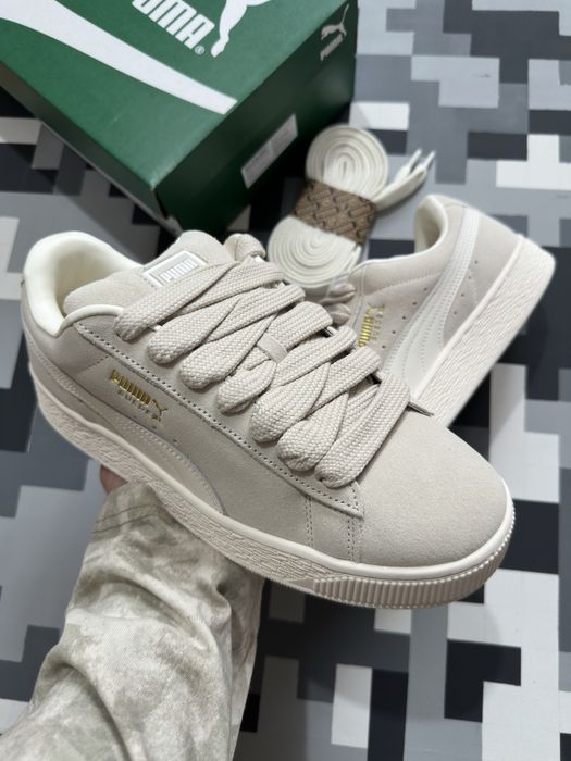 Unikatowe szerokie buty chunky sneakers skater style Puma Suede XL