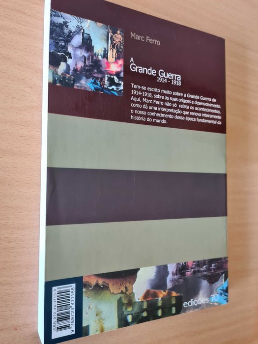 Livro "A Grande Guerra: de 1914 a 1918" de Marc Ferro