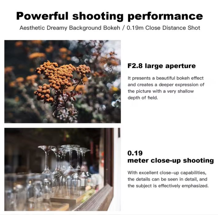 Viltrox AF 20mm f/2.8 STM ASPH ED IF (Sony FE) Lente objetiva nova