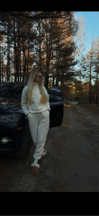 Білий флісовий косюм steady brand