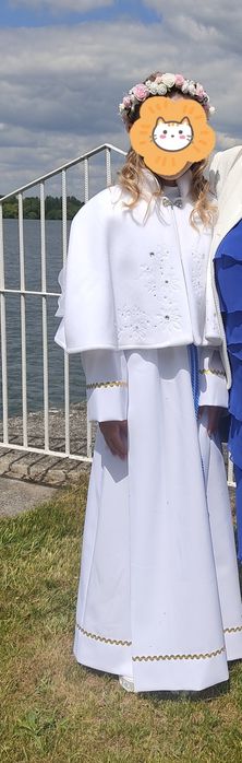 Alba, wianek, rękawiczki zestaw komunijny Gratisy