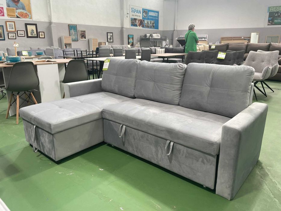 SOFA CAMA CHAISELONGUE REVERSIVEL LEVAMOS A SUA CASA ENVIO GRATIS