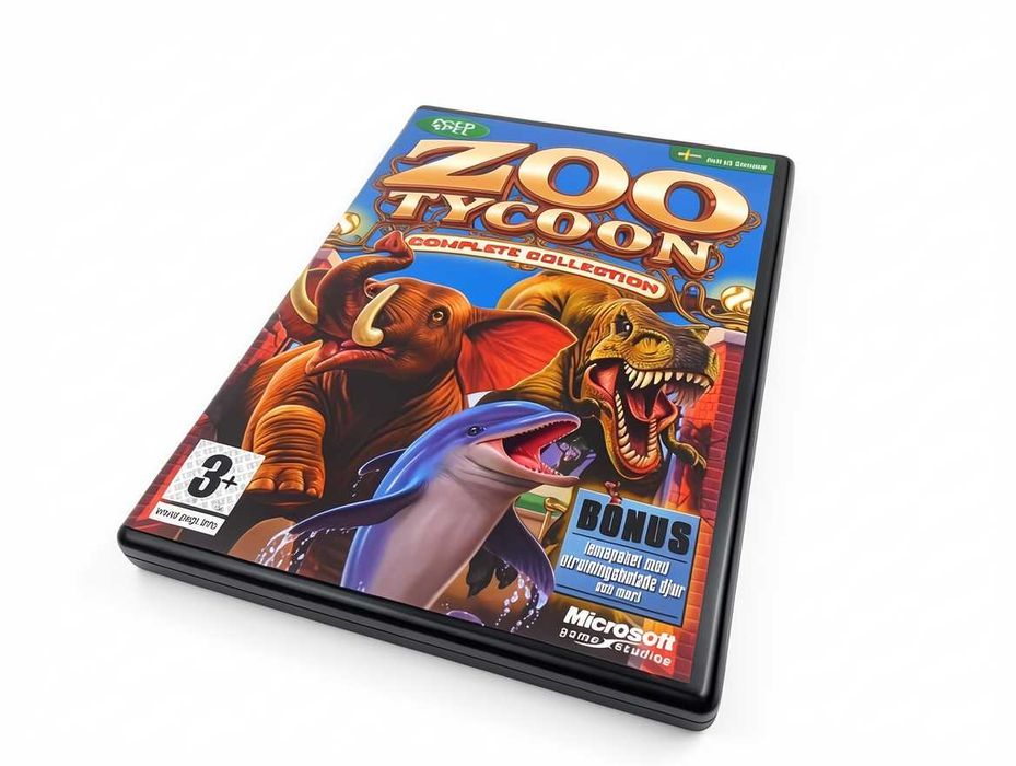 N234 Gra PC Zoo Tycoon Complete Collection Strategiczna Gra Symulacyjna Microsoft Game Studios Wydanie Kompletne Retro PC