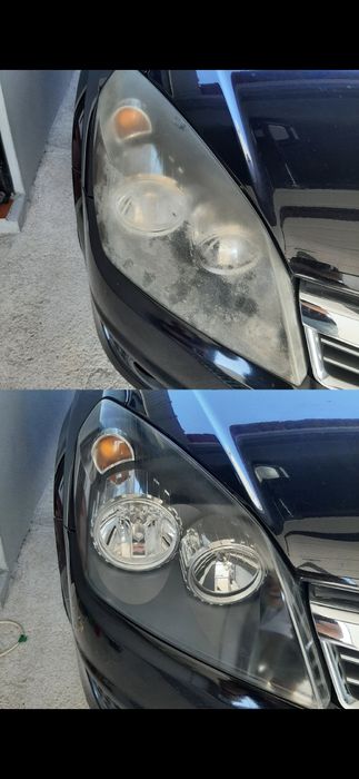 Polimento/ Polimerização faróis + opção ppf