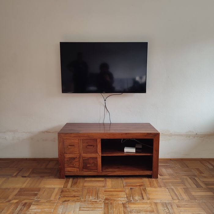 Szafka Komoda RTV Kolonialna Drewno Palisander  pod telewizor