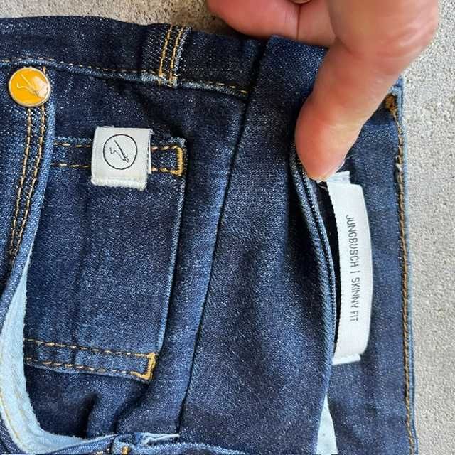spodnie jeans mało znanej marki Goldgarn denim