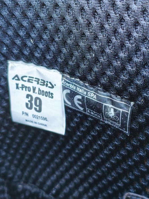 Buty na crossa/enduro Acerbis X-Rock czarno-pomarańczowe